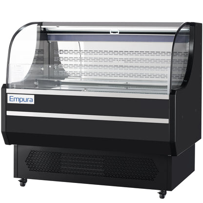47" Black Commercial Open Refrigerated Display - 10.3 cu ft
