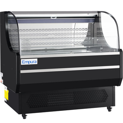 47" Black Commercial Open Refrigerated Display - 10.3 cu ft