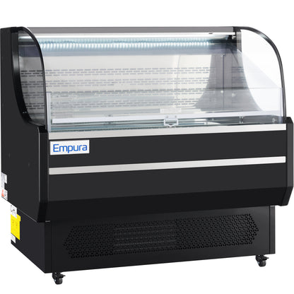 47" Black Commercial Open Refrigerated Display - 10.3 cu ft
