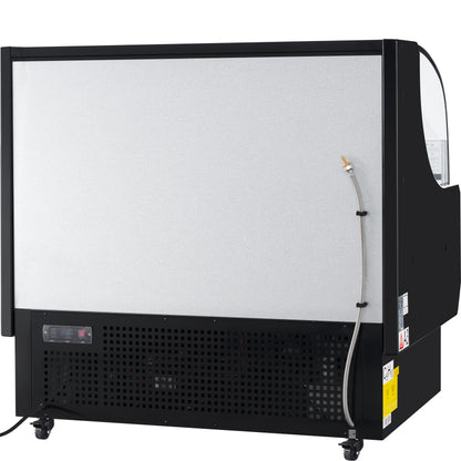 47" Black Commercial Open Refrigerated Display - 10.3 cu ft