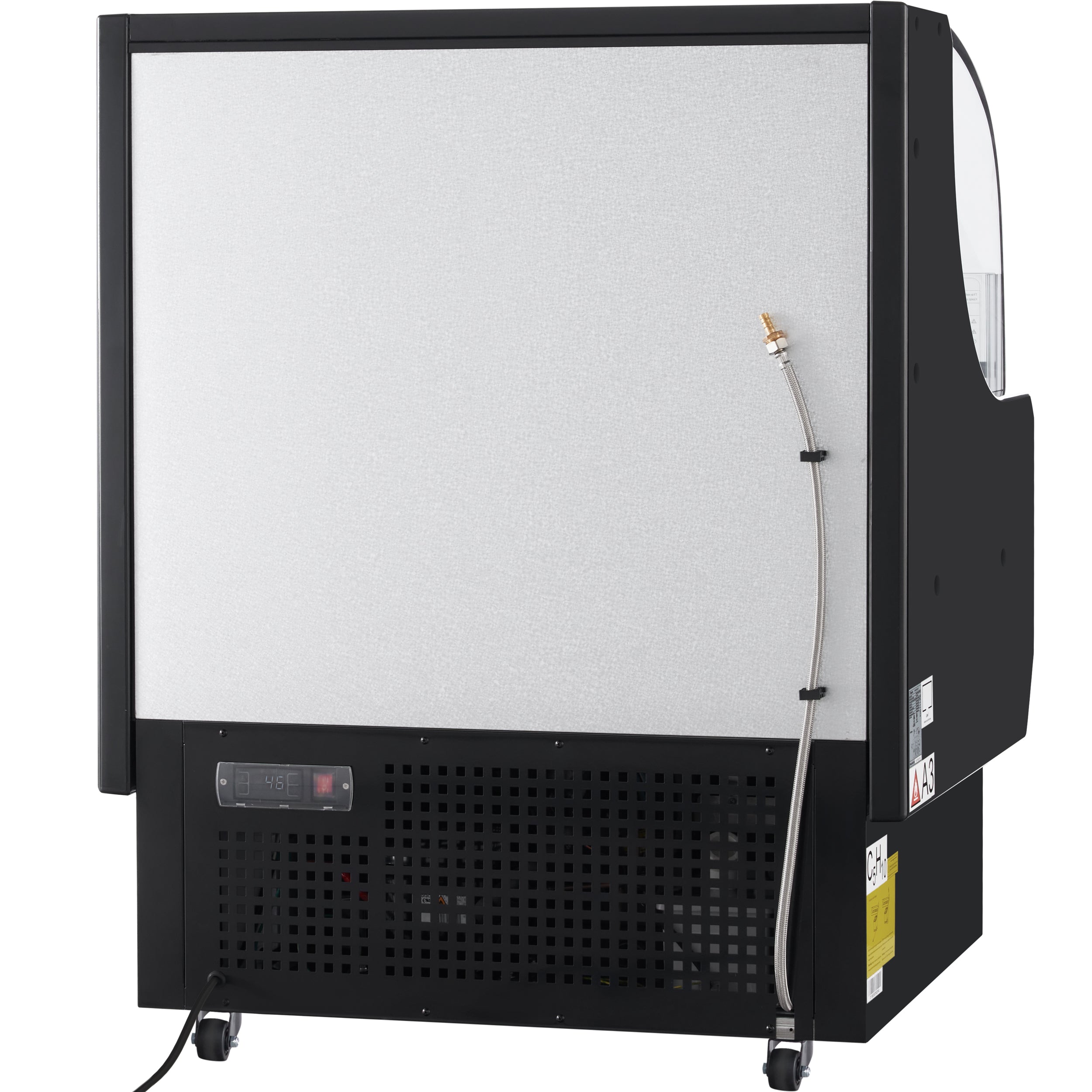 36" Black Commercial Open Refrigerated Display - 7.5 cu ft