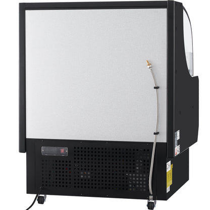 36" Black Commercial Open Refrigerated Display - 7.5 cu ft