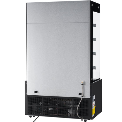 48" Black Commercial Open Refrigerated Display - 26.8 cu ft