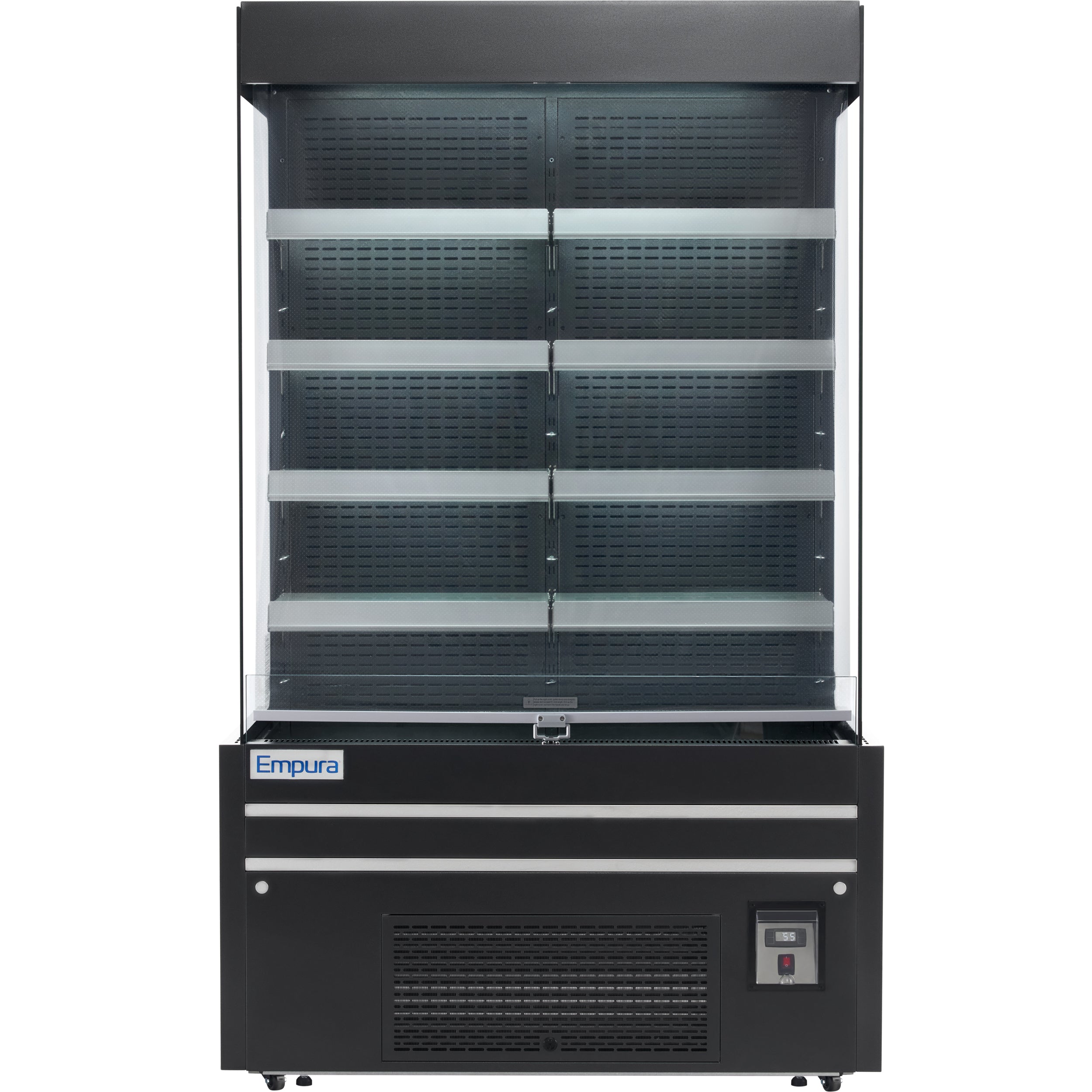 48" Black Commercial Open Refrigerated Display - 26.8 cu ft
