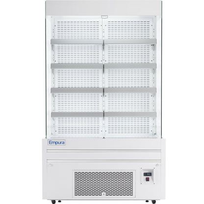 48" White Commercial Open Refrigerated Display - 26.8 cu ft