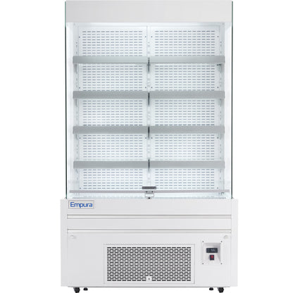 48" White Commercial Open Refrigerated Display - 26.8 cu ft