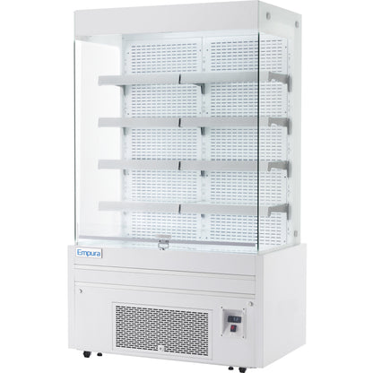48" White Commercial Open Refrigerated Display - 26.8 cu ft