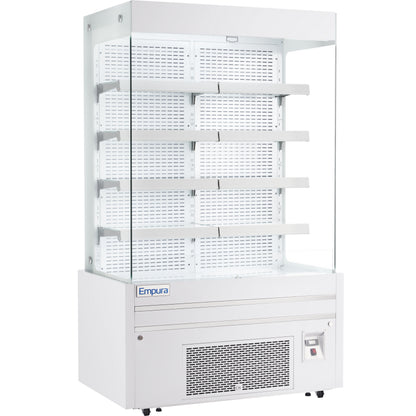 48" White Commercial Open Refrigerated Display - 26.8 cu ft