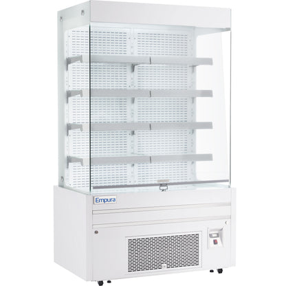 48" White Commercial Open Refrigerated Display - 26.8 cu ft