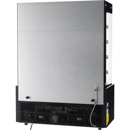 60" Black Commercial Open Refrigerated Display - 33.9 cu ft