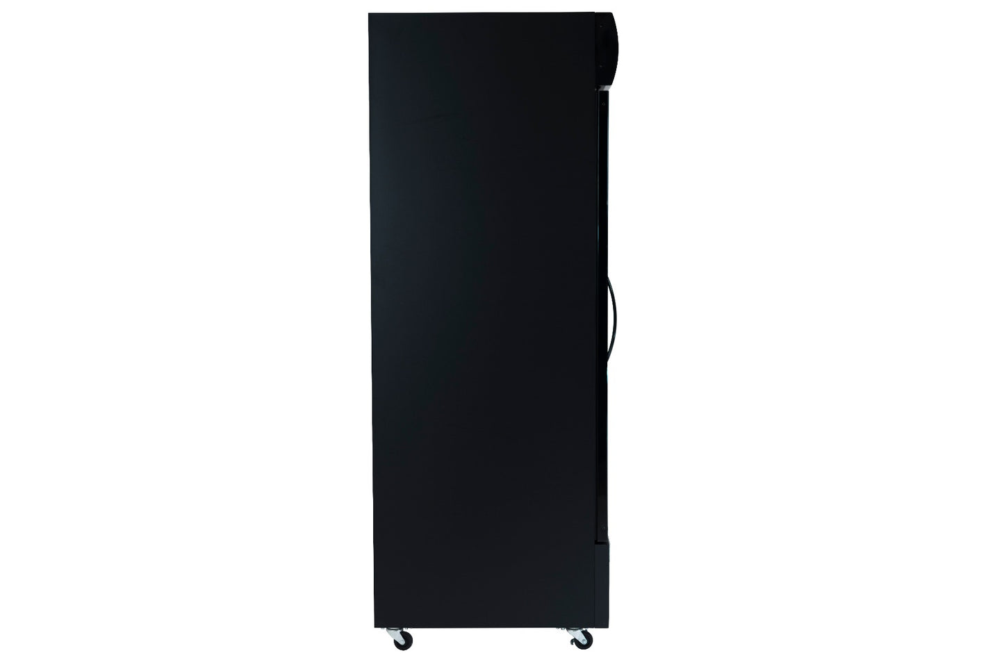 Empura EGM-23B 27.6" Wide Black Swinging Glass Door Merchandiser Refrigerator With 1 Door, 23 Cubic Ft, 115 Volts