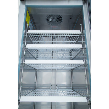 27" One Section Glass Door Reach-In Refrigerator Refrigerator, Reach-In Empura