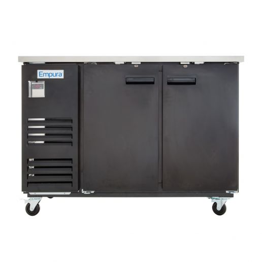 Empura E-KBB60-2-27 Back Bar Cooler, 2 swing solid doors, 58 3/4"W x 27 5/8"D x 42 1/2"H, 33-41 F temperature