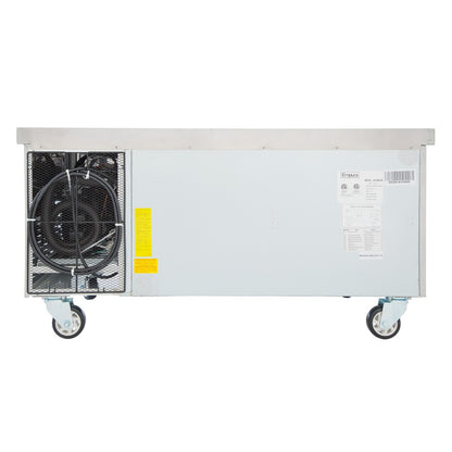 50" 2 Drawer Refrigerated Commercial Chef Base - 12" Depth Pan Equipment Stand, Refrigerated Base Empura