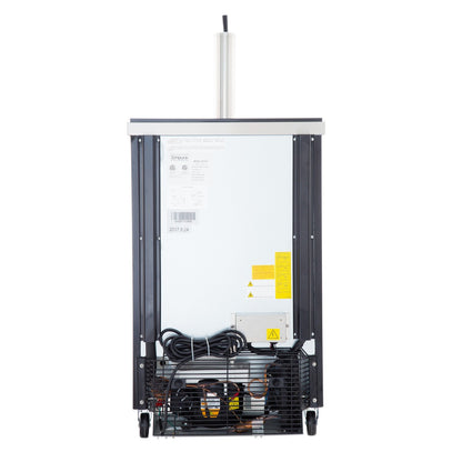 24" Single Tap Commercial Kegerator Beer Dispenser - Black Powder-Coated Steel, Holds (1) 1/2 Keg Draft Beer Dispensing Tower Empura