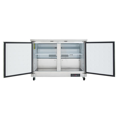 48" Two Door Commercial Undercounter Reach-In Refrigerator Refrigerator, Undercounter, Reach-In Empura
