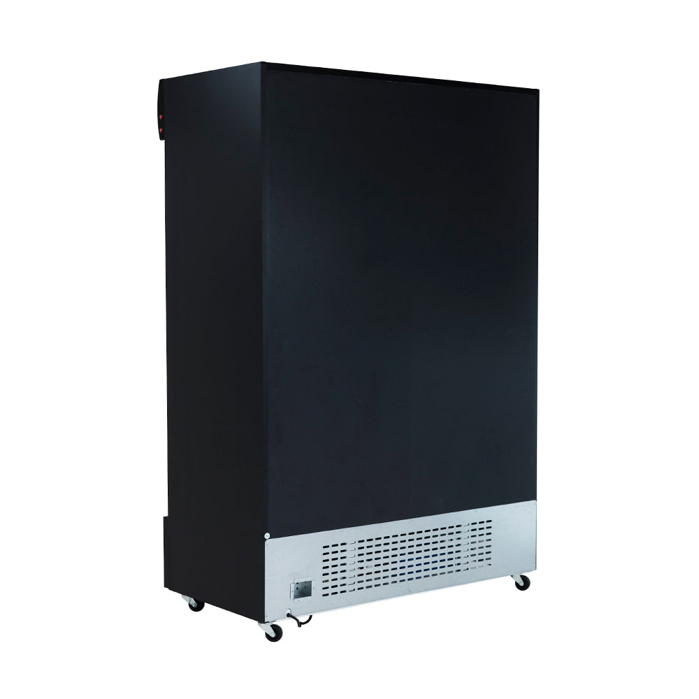 52" Black Sliding Commercial Glass Door Merchandiser Refrigerator - 42 cu ft Refrigerator, Merchandiser Empura
