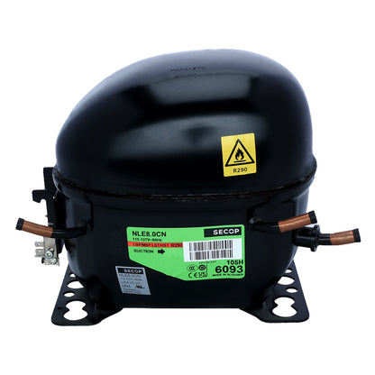 1.1.01.00002 Compressor compatible with: E-UCF240, E-UCH240, E-UCF160, E-UCH160, E-UCF210, E-UCH210, E-UCF280, E-UCH280 Empura