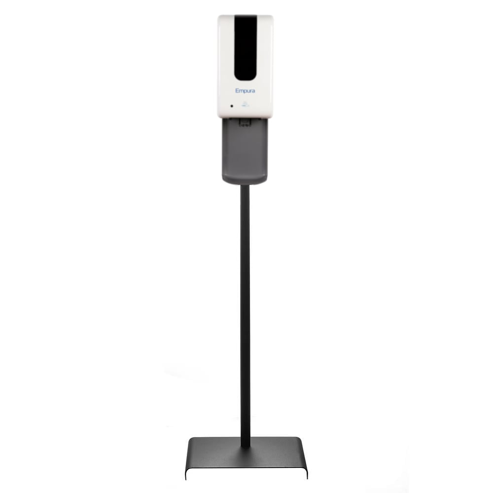 Commercial White Gel Hand Sanitizer Station, 6"W x 48"D x 45"H Hand Sanitizing Station Empura