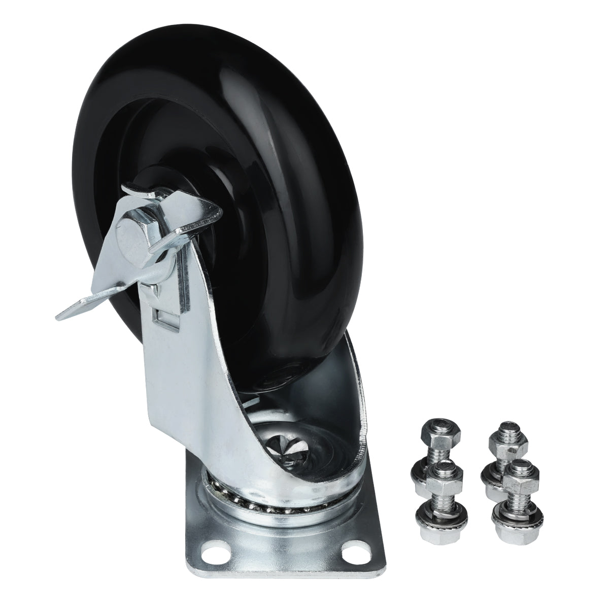 70200901555L 4" Swivel Caster with Brake Empura.com