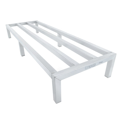 60" x 20" x 8" Aluminum Dunnage Rack - 1740 lb. Capacity, NSF Dunnage Rack, Vented Empura