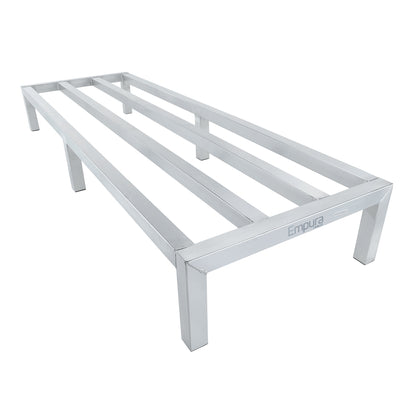 60" x 24" x 8" Aluminum Dunnage Rack - 1850 lb. Capacity, NSF Dunnage Rack, Vented Empura