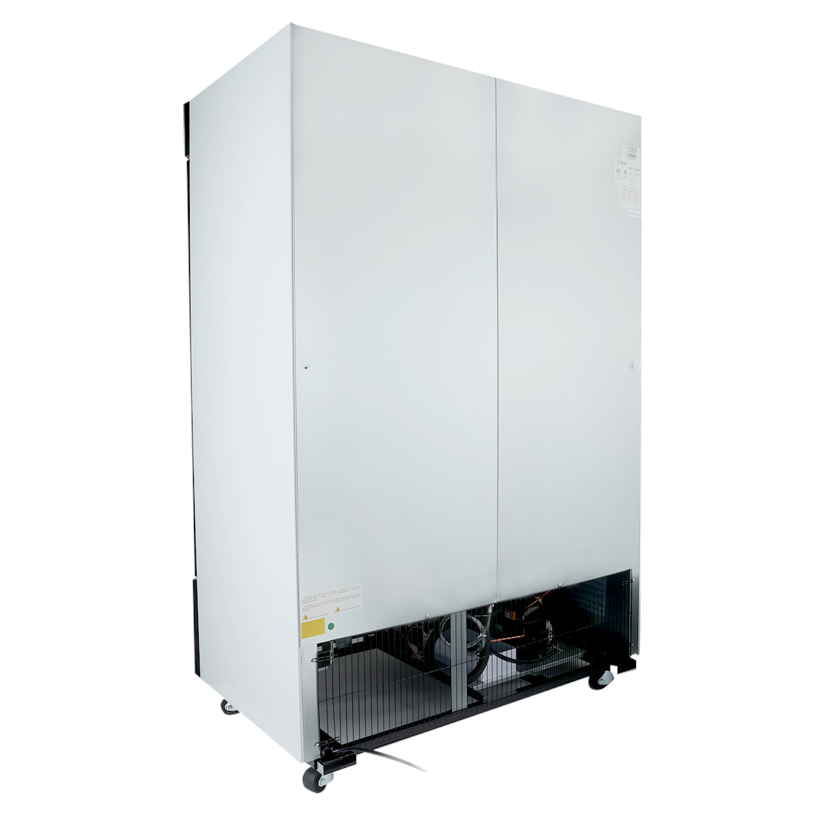 54" White Swing Commercial Glass Door Merchandiser Freezer