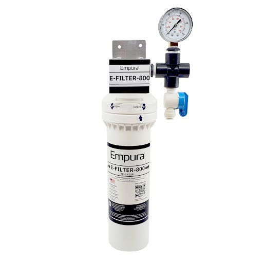 Water Filtration System for Commercial Ice Machines & Coffee Brewers – 1.67 GPM, 0.5 Micron, Scale Inhibitor, 800 lbs Daily Output, NSF