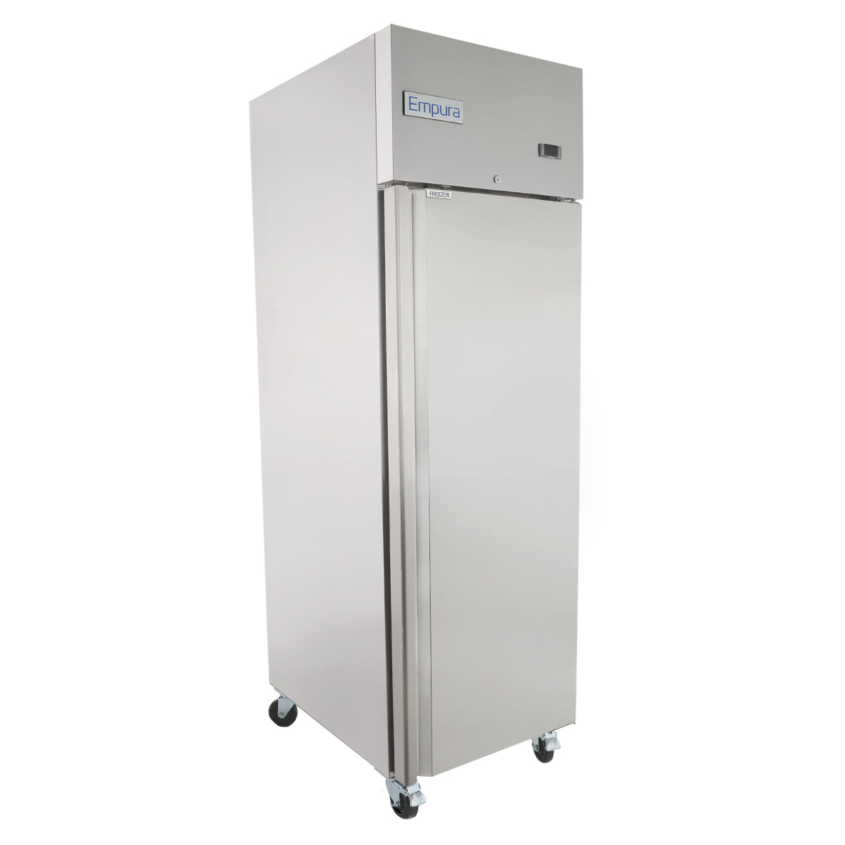 25" Commercial Stainless Steel 1 Door Reach-In Freezer