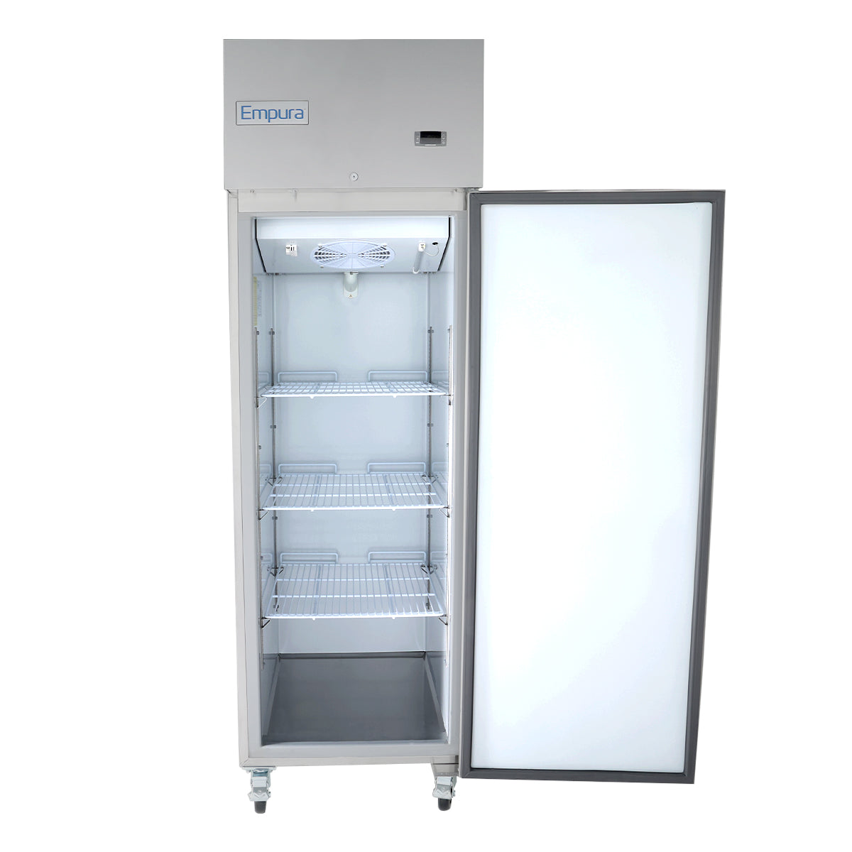 25" Commercial Stainless Steel 1 Door Reach-In Freezer