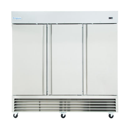 81" Commercial 3 Door Reach-In Freezer Freezer, Reach-In Empura