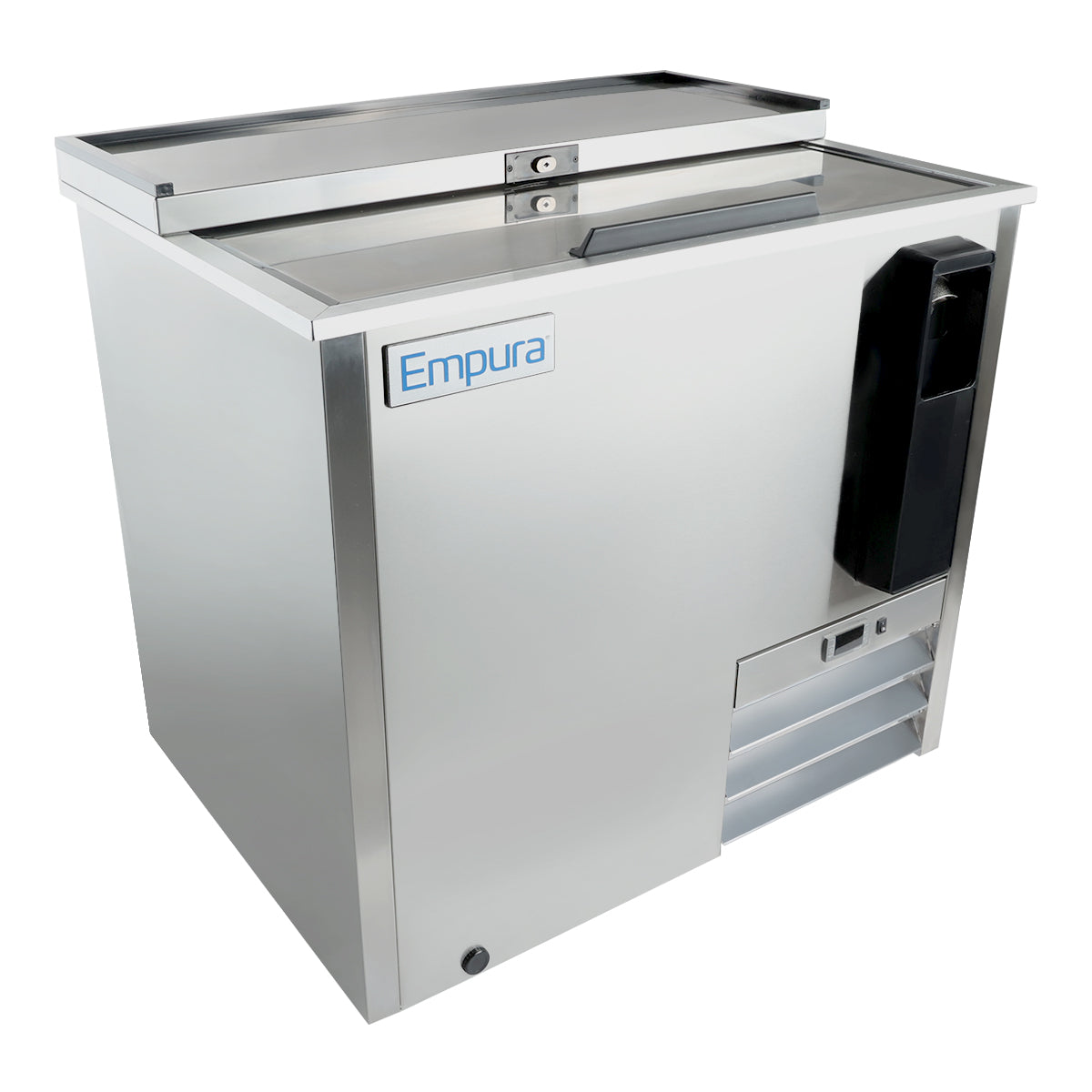 37" Stainless Steel Commercial Horizontal Bottle Cooler