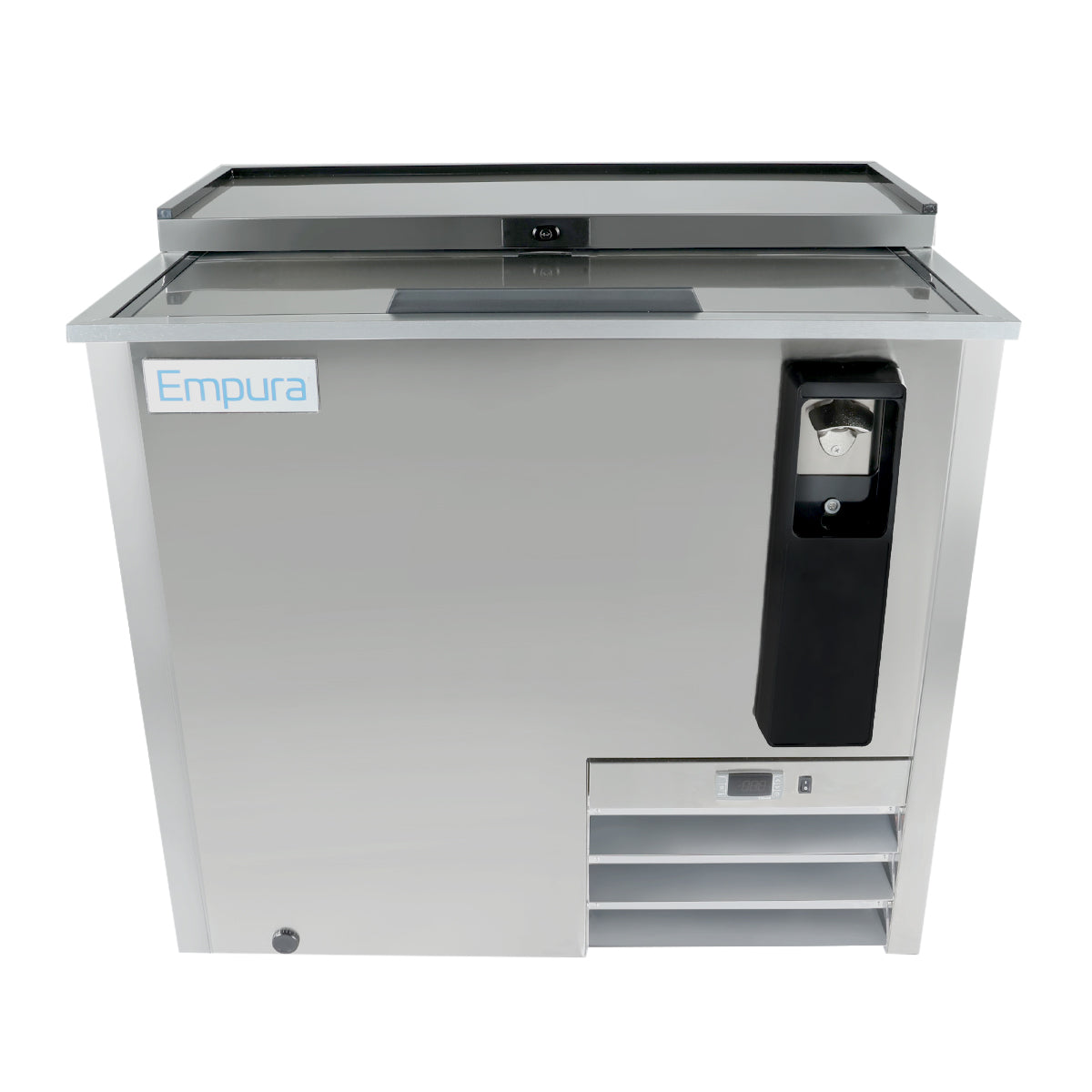 37" Stainless Steel Commercial Horizontal Bottle Cooler