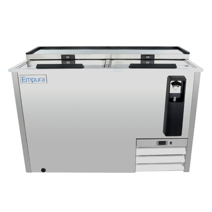 49" Stainless Steel Commercial Horizontal Bottle Cooler