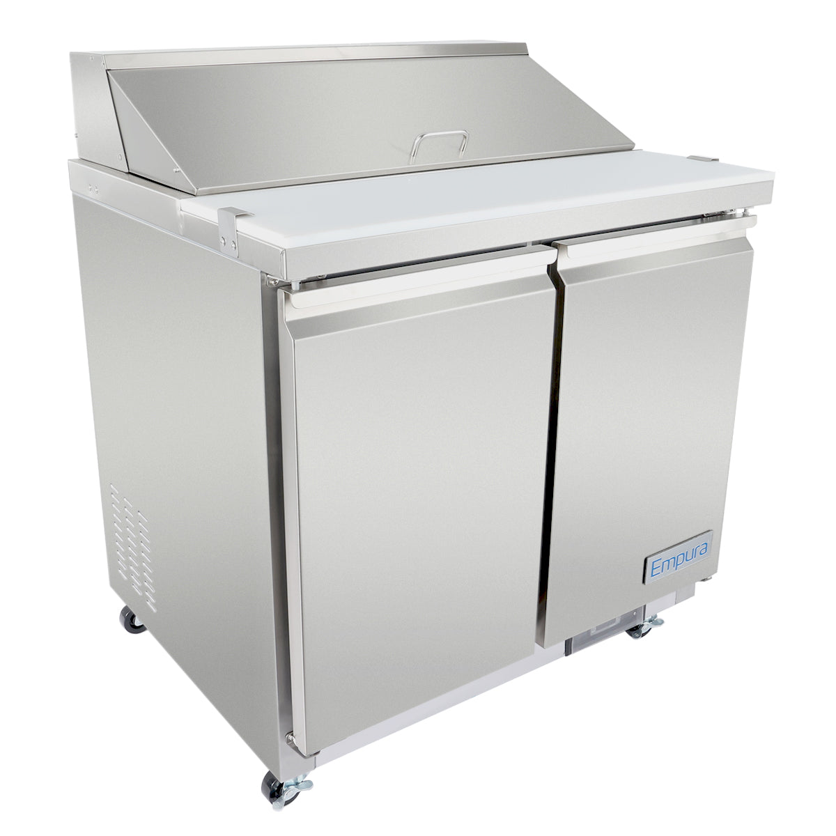 36" 2 Door Commercial Refrigerated Sandwich and Salad Prep Table