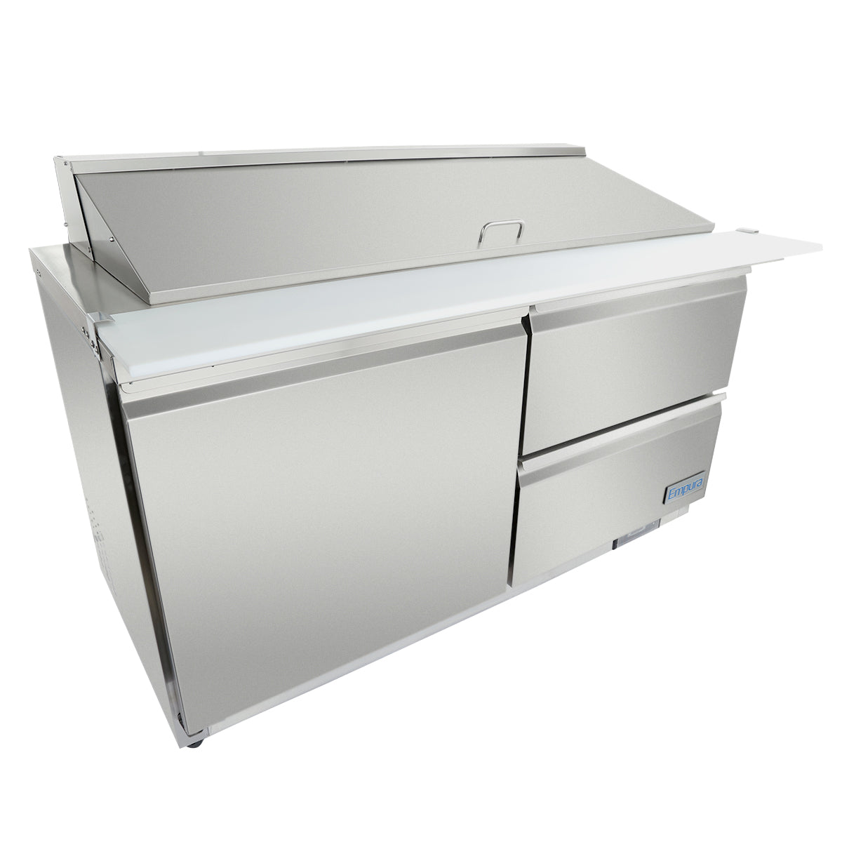 61" 2 Drawer Commercial Mega Top Refrigerated Sandwich and Salad Prep Table