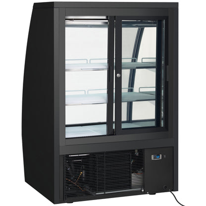 36" Curved Glass Refrigerated Deli Display Case