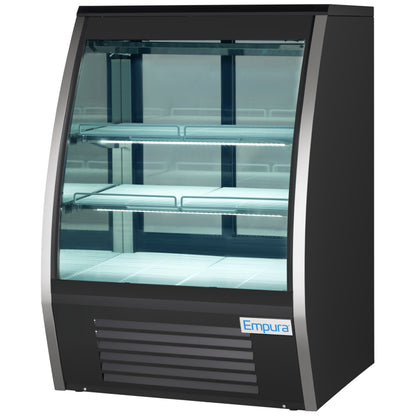 36" Curved Glass Refrigerated Deli Display Case
