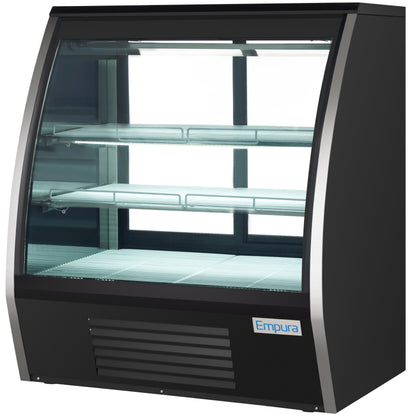 48" Curved Glass Refrigerated Deli Display Case