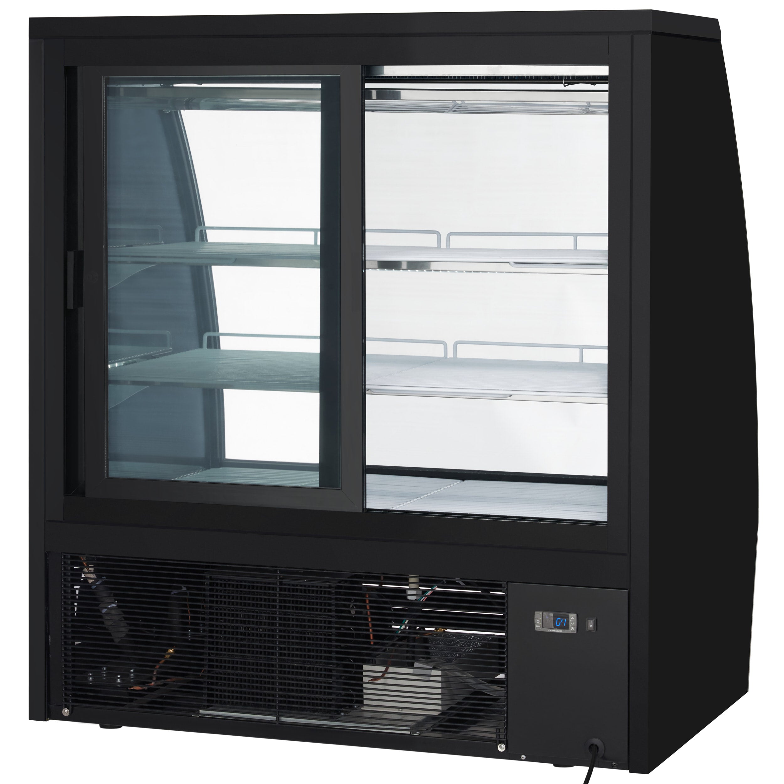 48" Curved Glass Refrigerated Deli Display Case