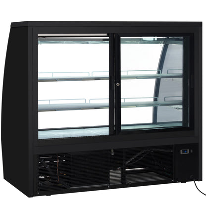 59" Curved Glass Refrigerated Deli Display Case