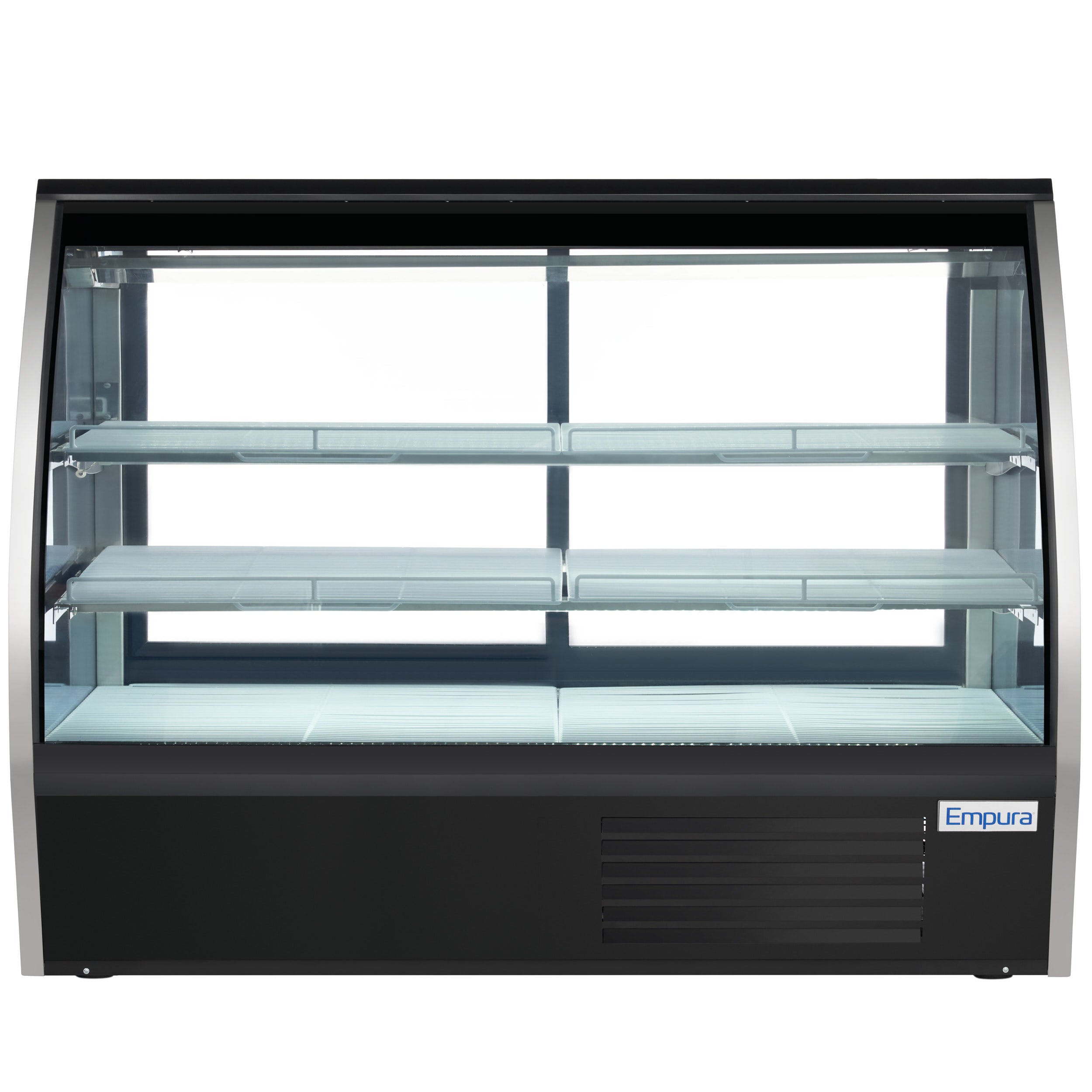 72" Curved Glass Refrigerated Deli Display Case