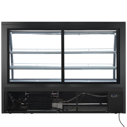 72" Curved Glass Refrigerated Deli Display Case