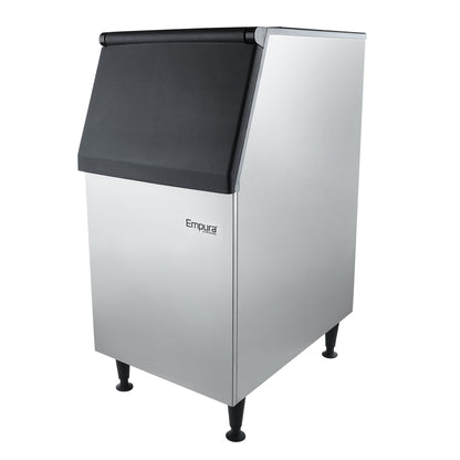 23" Commercial Stainless Steel Ice Storage Bin - 308 lb. Capacity Ice Bin for Ice Machines Empura