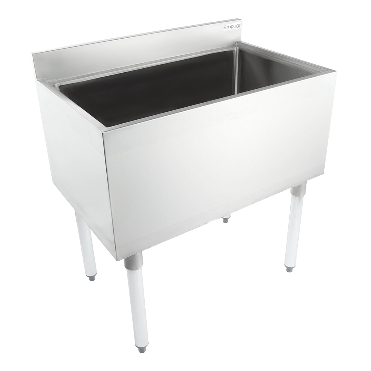30" x 18.5" Stainless Steel Commercial Underbar Ice Bin, NSF