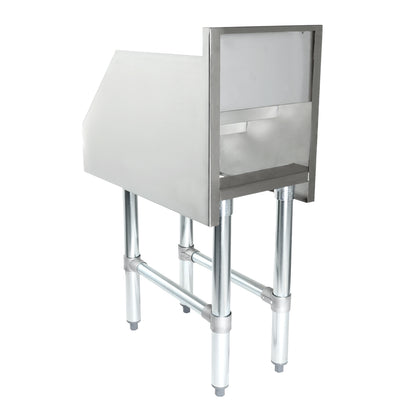 12" Five-Tiered Stainless Steel Commercial Liquor Display Rack, NSF Underbar Bottle Storage Display Unit Empura