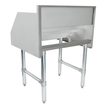 24" Five-Tiered Stainless Steel Commercial Liquor Display Rack, NSF Underbar Bottle Storage Display Unit Empura