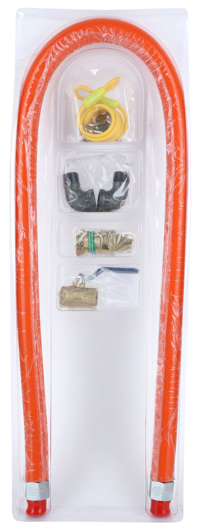 60" Mobile Gas Connector Hose Kit with Quick Disconnector Gas Connector Hose Kit / Assembly Empura