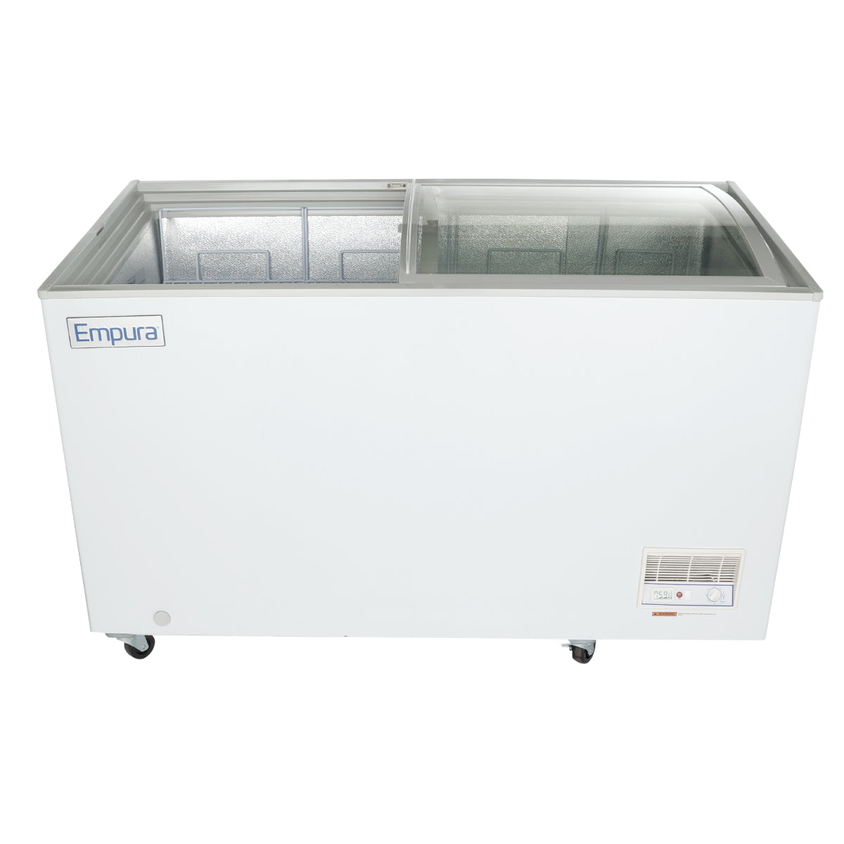 55" Commercial Curved Top Display Freezer - 11.8 cu. ft. Capacity