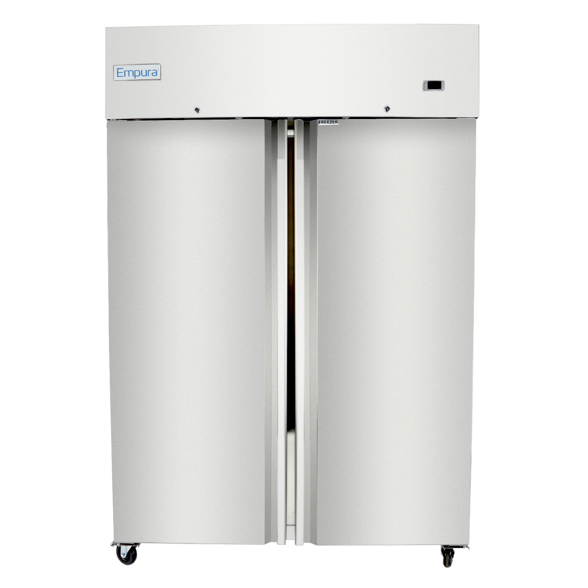 54" Commercial Stainless Steel 2 Door Reach-In Freezer